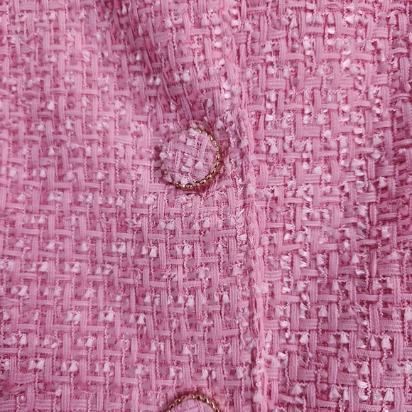 NWOT Endless Rose Tweed Mini Dress - Picture 7 of 9